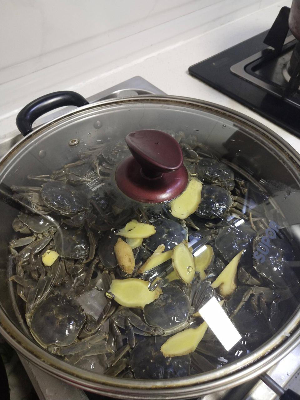 家传河蟹做法大分享，清蒸水煮盐卤三种口味一网打尽